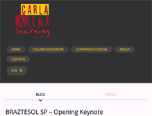 Tablet Screenshot of carlaarena.com